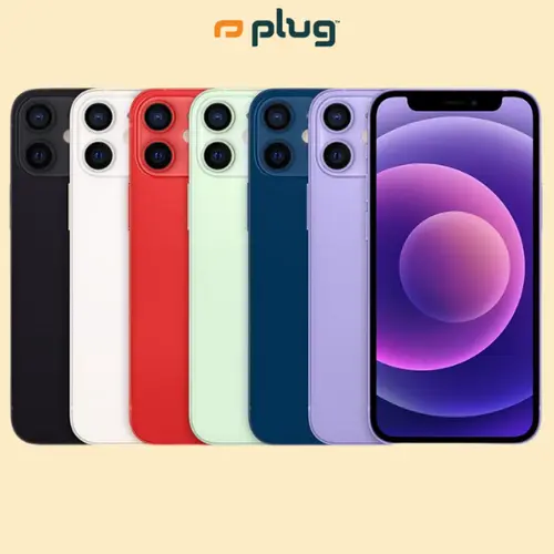 Refurbished iPhone 12 (Unlocked) - Acceptable Condition with 1-Year Warranty by Plug