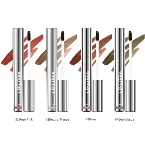 Mother's Day Gift Peel Off Matte Lipliner Multi-Pack - 4-Count Cosmetic, Long-Lasting Semi-Permanent Peel Off Lip Stain, Nude Lip Lipliner, Beauty Products for Women