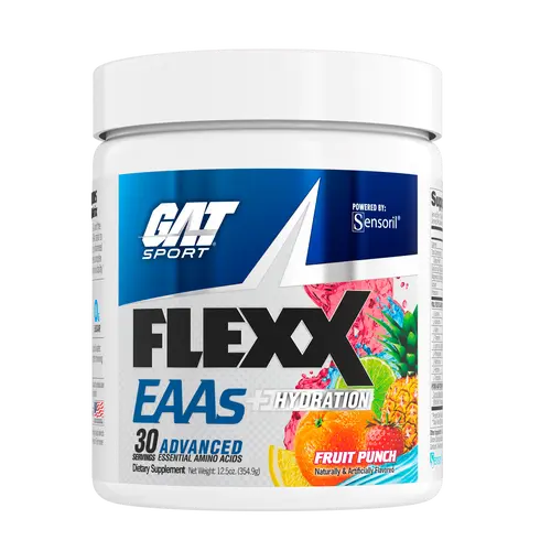 FLEXX EAAs Powdered Supplement Drink Mix - Fitness, Gym Supplements with Amino Acids, Protein & Hydration Support for Active Individuals