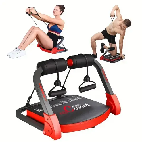 Magic BB Abdominal Equipment for Home Gym - Ab Crunch Machine for Stomach Workout, Ab Core Trainer Ab Machine,Core Strength Trainer Sit Up Exerciser with Resistance Bands Summervibes