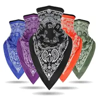 Breathable Balaclava Face Mask, Windproof Polyester Triangle Neck Gaiter with UV Protection, Outdoor Dustproof Cover for Skiing & Cycling, Outdoor Dustproof Mask, Ski Face Mask