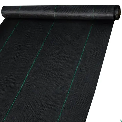 【Fallpicks】VEVOR 6FT×300FT Premium Weed Barrier Fabric Heavy Duty 2.4OZ, Woven Weed Control Fabric, High Permeability Good for Flower Bed, Geotextile Fabric for Underlayment, Polyethylene Ground Cover,techvibes