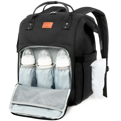 KeaBabies Baby Diaper Bag Backpack - Large Baby Bag for Boys, Girls, Waterproof Multi Function Travel Diaper Backpack with Changing Pad, Durable Travel Essentials for Moms and Dads