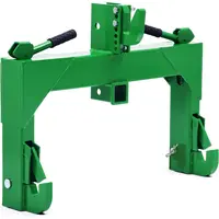 YITAMOTOR 3 Point Quick Hitch for Category 1 Tractor, 3000 lbs 3-Pt Attachment with 2" Receiver Trailer Hitch Adaptation with 5 Level Adjustable Bolt