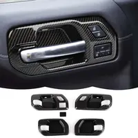 For 2019-2022 Chevrolet Silverado/ GMC SIERRA 4-Door Interior Door Handle Bowl Cover Trim car accessory auto decoration decoration kit durable interior accessory vehicle decor accessory design accessory, Car Door Protector