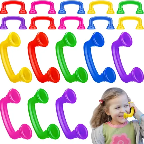 18 Phones Whisper Reading Aid - Colorful Auditory Feedback Tool with Individual Packs, Speech Therapy & Classroom Supply for Children to Boost Fluency & Pronunciation