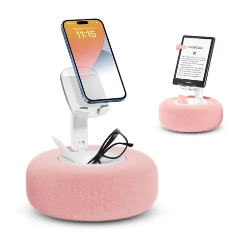 Viozon Bed Phone & Tablet Holder, Mobile Accessory Compatible with 3.5-11" Devices, Pillow Stand for Reading, Watching Videos & Hands-Free Use