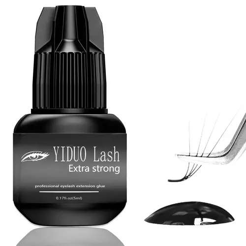 5ML Professional Cosmetic Eyelash Extension Glue, 1 Count Fast Drying Eyelash Extension Glue, Long Lasting Eyelash Extensions Tool for Women & Girls, Trending Makeup, Summer Makeup, Glam