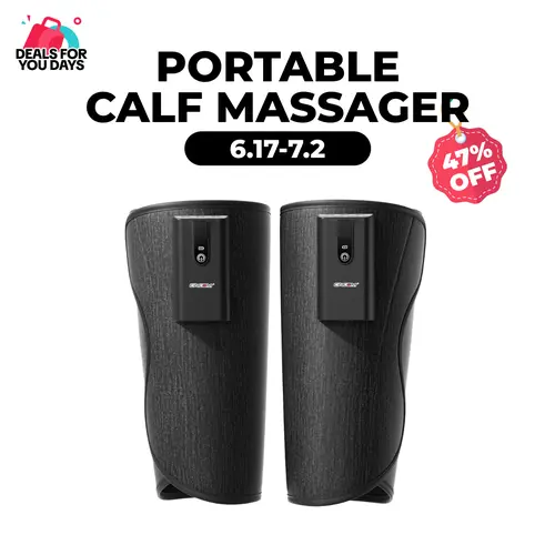 CINCOM Calf Massager with Airbags - Portable Self Care Gadget, Customizable Modes & Intensity Levels, Multi-Zone Massage for Home Relief, Thoughtful Gift (Leg & Personal Care Massage Devices)