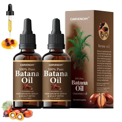CARVENCHY 100% Pure & Natural Batana Oil with Rosemary for Revitalizing Hair - Nourishing Batana Oil with Natural Rosemary for Strong & Healthy Hair,For men and women, Father's Day Mother's Day gift