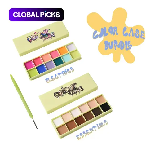 All Colour Case Bundle by Made By Mitchell, Summer Makeup Beauty Bundle Kit Set #GLOBAL PICKS