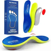 RETREON Plantar Fasciitis Insoles, Arch Support Inserts for Pain Relief