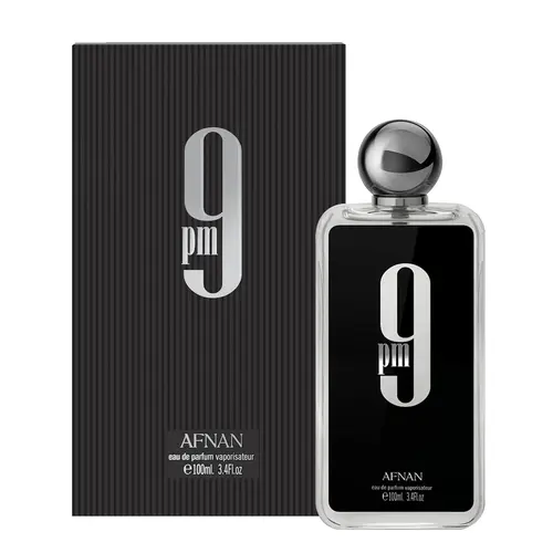 Afnan 9 Pm for Men Eau de Parfum Spray, 3.4 Ounce