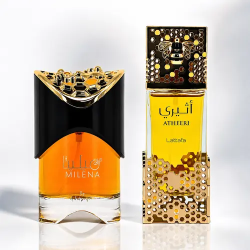 Milena & Atheeri 2‑Piece Perfume Set – 100ml Each – Elegant Floral & Sweet Vanilla Duo for Her
