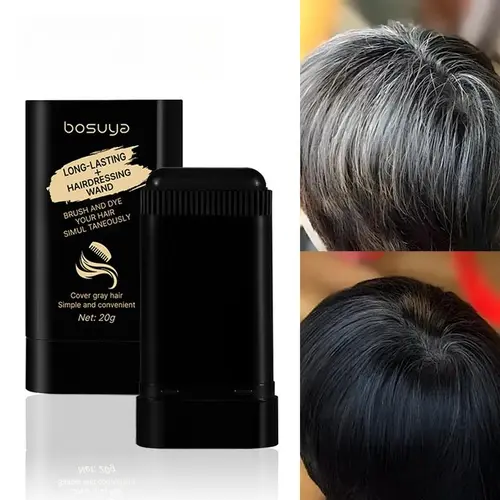 Hair dye comb disposable hair dye pen waterproof sweatproof easy to color portable fast replenishment color does not fall out Haircare Portable Disposable Gray Hair Stick Lid Storage