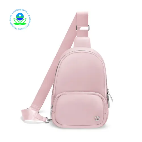 Mexs Crossbody Bag for Women & Men, 4L Lightweight Sling Backpack with Adjustable Strap，Sling Purse Chest Bag for Travel/Gym/Daily Use