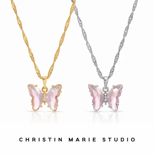 Twisted Butterfly Necklace