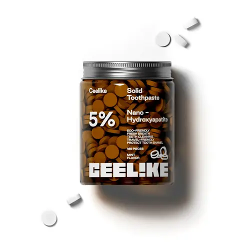 CEELIKE Solid Toothpaste – Fluoride-Free, Eco-Friendly, Portable, Long-Lasting Fresh Breath | Natural Oral Care