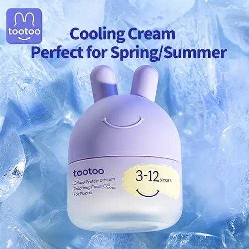 tootoo  cooling Cream for Kids Fragrance-free - Soothing Relief & Relaxation with Alpine Edelweiss, sea ​​fennel, - (1.58 oz) Body Care Blend Gentle Moisturizers Lotion TikTokShopHolidayHaul