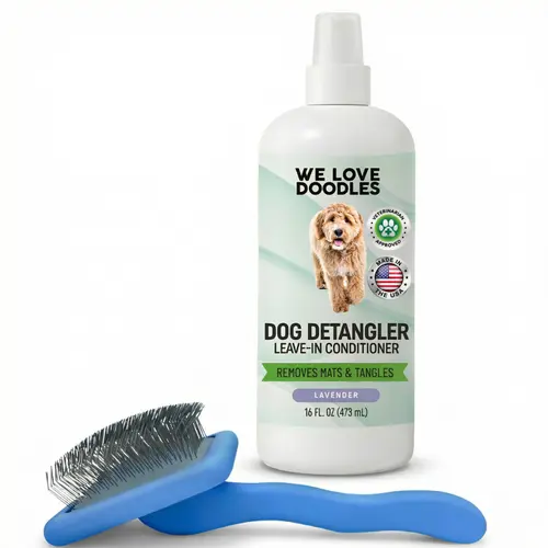 Slicker Brush & Lavender Detangler Spray Bundle