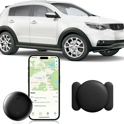 (iOS Only)GPS Tracker for Car,Mini Trackers Device ,No Monthly Fee-Best Hidden GPS Trackers,Anti-lost Device,Works with Apple Find My (iOS Only) Travel Gadgets Black Gps Sensor