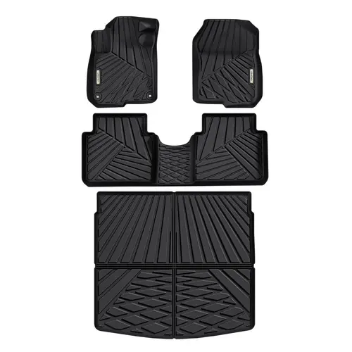 YITAMOTOR Upgraded Floor Mats Fit for 2017-2022 Honda CR-V GAS (Not Hybrid), TPE All-Weather Custom Fit Floor Liners & Cargo Mat for CRV Accessories, Black Car Accessories Auto Parts Pet-Friendly