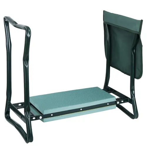 Segawe Heavy Duty Steel & EVA Foam Garden Kneeler and Seat Tool - Folding Multi-Size (6in/8in Width), Storage Pouch, 5.7lb/6.6lb Options, Cushioned for Strain Relief, Heavy Gardening Knee Pads & Kneeling Cushions, Senior Accessory Gift