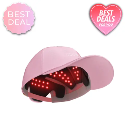 RIKI LED Therapy Hat - Hair Growth with Targeted Red Light Wavelengths, Lightweight & Comfortable Design for Enhanced Hair Health