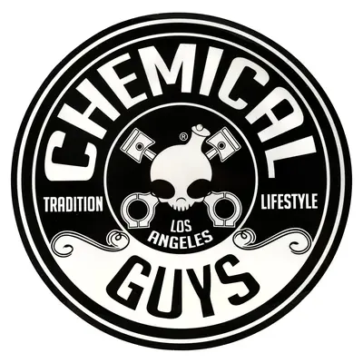 Chemical Guys Bumper Sticker - 8 Inch Durable Weather-Resistant Round Skull Multipurpose Car Decal, Automotive Vehicle Accessories, Adhesive Vinyl Car Accessory for Exterior Decoration & Toolboxes