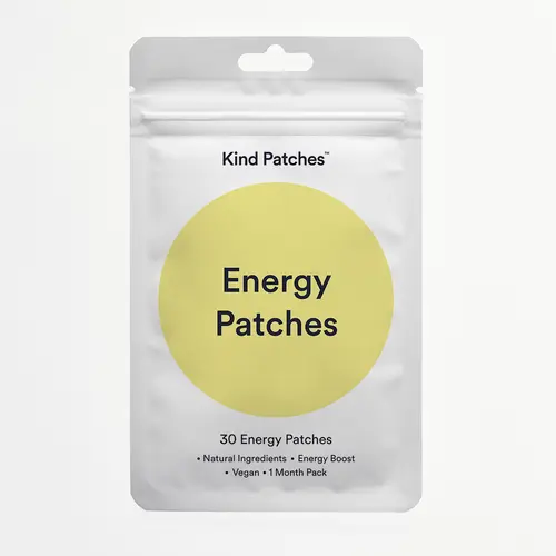 Kind Patches | Energy Patches | 30 Energy Patches:Natural Ingredients, Energy Boost, Vegan, 1 Month Pack  Sport