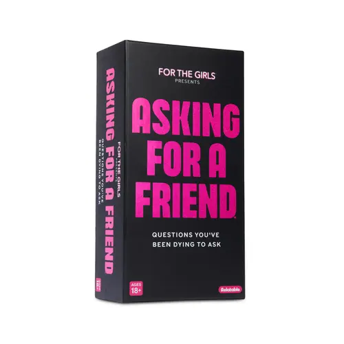 Asking for A Friend by Relatable, Card Games for Game Night and Bachelorettes, Friendly Icebreakers, Includes 300 Cards and 1 Die