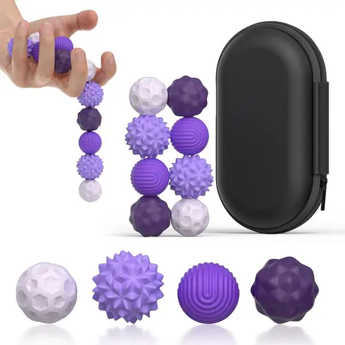 new style set Silicone Ball Set,Fidgeting Relax Toys with ElasticTexture,ViralStress Relief Toy,Fidget Balls Toys, Quietoffice fidget toys,Assorted Colors, Stress Relief summerwins