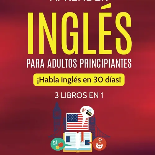 3-in-1 English Learning Trade Paperback Set for Adult Beginners - Language Learning Workbook, Reading Materials, 30 Days Learning, 186 Pages, Explore Towin, Spanish Edition, Single Copy, Compact, Lightweight Books