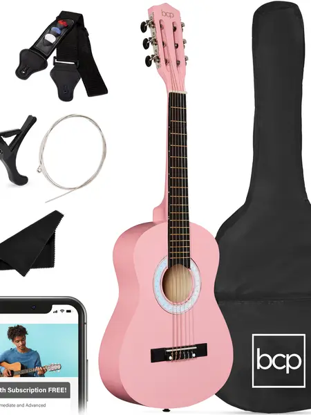 Best Choice Products 38in Beginner Acoustic Guitar Starter Kit w/ Gig Bag, Strap, Extra Strings
