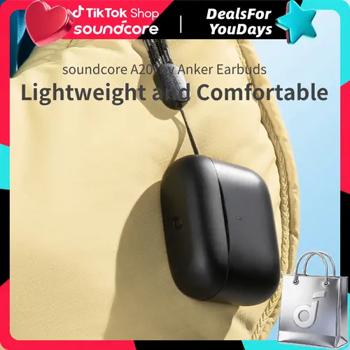 soundcore by Anker A20i True Wireless Earbuds, Bluetooth 5.3, App, Customized Sound, 28H Long Playtime, Water-Resistant, 2 Mics for AI Clear Calls, Single Earbud Mode #DealsForYouDays, #SummerWins