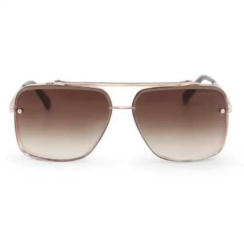 Smaller Bella - Coffee - Tangle Free Aviator Sunglasses - Certified Shatter-Resistant Lenses - UV400 - For Women & Men