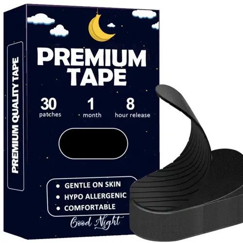 30 Pack Upgraded Ultra Breathable Mouth Tape - Mouth Tape for sleeping-Super Breathable - Gentle - Comfort -Enhanced Adhesion Sports Accessories- Hypoallergenic sport accessory skincare strip