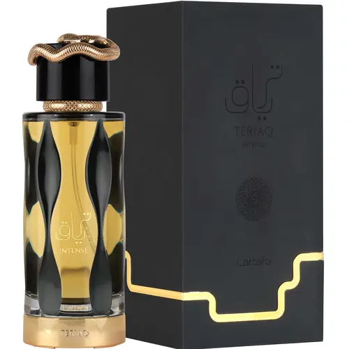 Lattafa Teriaq Intense for Unisex Eau de Parfum Spray, 3.4 Ounce / 100 ml