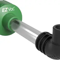 AC Drain Line Cleaner Adapter Evacuates & Unclog AC Drain Line - HVAC to PVC AC Drain Line Cleaner Tool - Universal Fit AC Drain Line Unclogger - AC Drain Line Cleaning Tool - Clear Visibility