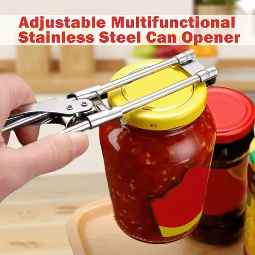 Jar Opener for Weak Hands, Stainless Steel Bottle Cap Opener for Easy Opening, Gripper Tight Lid Opener for Seniors with Arthritis and Kids, Jar Gripper for Kitchen