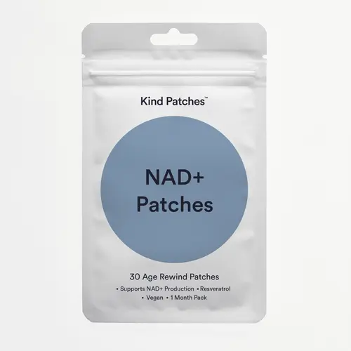 Kind Patches | NAD+ Patches | 30 Age Rewind Patches : supports NAD+ Production,  Resveratrol, Vegan, 1 Month Pack