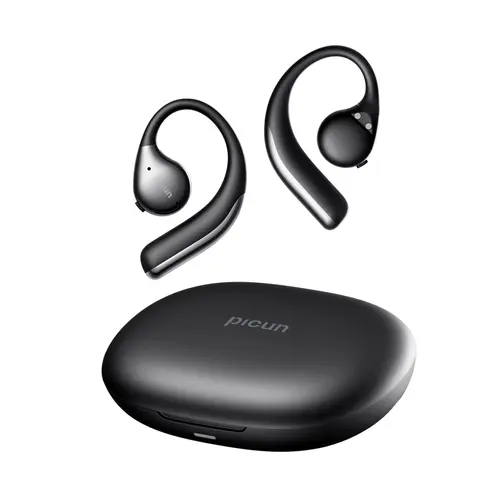 Picun T61 Wireless Bone Conduction Headphones - OWS Open-back Earhook Audio Device, Bluetooth 5.4, Powerful Bass, Lightweight Sturdy Build, IPX6 Waterproof, Rechargeable, Headphones for Sports Cycling tiktokshopbacktoschool, Electronic, Audios, Wireless E