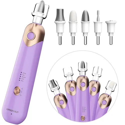 LINKEVAP Professional Manicure and Pedicure Set – Includes electric nail file, nail files, and hand/foot care tools (suitable for dead skin removal and nail care.Foot Care Products Rechargeable Nail Drill