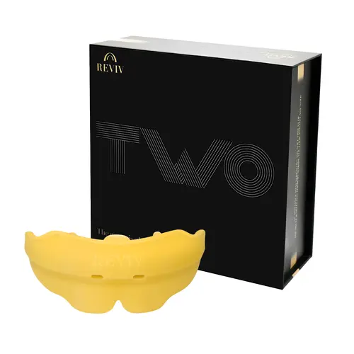 1 × Reviv R2 Flat Mouthguard - Firmer Than R1, Natural Curve, Unscented Silicone, Nightguards for Grinding Teeth, 5,000+ Users, 95% of Users See a Difference, Enhances Posture, Reduces Jaw Pain, Supports Sleep & Jaw Comfort