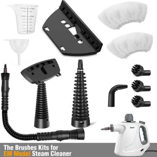 (Only For 320White/309Purple) Phueut Attachment Kits for EM Steam Cleaner Replacement Accessories,sohochic