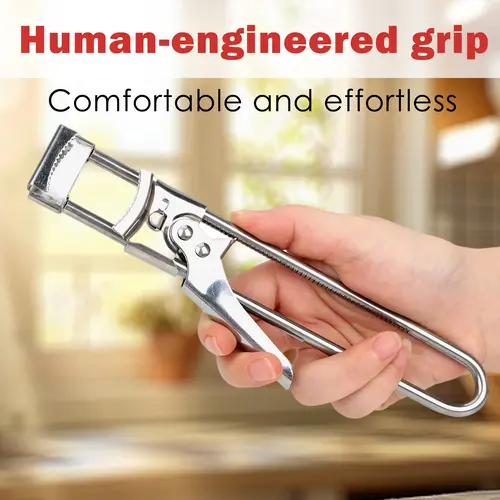 Jar Opener for Weak Hands, Multifunctional Adjustable Can Opener, Stainless Steel Jar Lid Opener Bottle Opener Tool Based Design Converts MInimal Hand Force into Opening Power