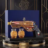 Kollea Flag Whiskey Decanter(Glass) with Luxury Gift Box,Bar Accessories Decanter Set,Grenade Shot Bottles,Halloween Party&Home Decor,Anniversary/Birthday Gifts for Men,Dad,Brother,Husband,Boyfriend,Veterans&Military Enthusiasts,Empty Decanter,soho chic
