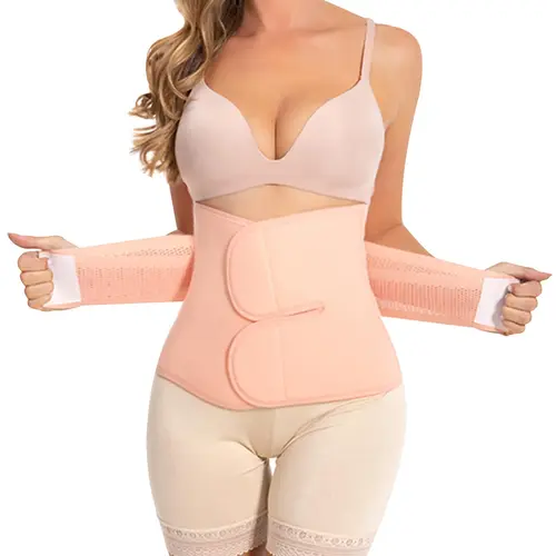 Women's Postpartum Belly Band, Adjustable Compression Waist Trainer for Postoperative and Tummy Tuck, High-Elastic Firm Tummy-Control Shapewear, Abdomen Shapewear, Compression Waist Shaper, Elastic Waistband, Gift for New Moms