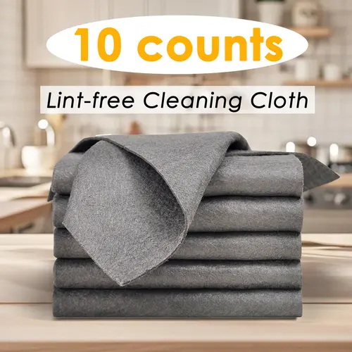 10 Counts Thickened Magic Cleaning Cloth, Reusable Microfiber Magical Cleaning Rags, Wiping things cleaner, Microfiber Cleaning Cloth for Window, Mirror and Cars