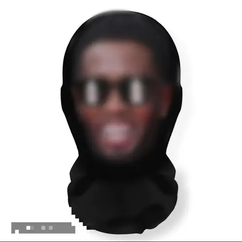 Unisex Funny Face Comedy Mask Accessory - Breathable Mesh Hood, Safe Comfortable Design, Safe for Events, Fashion Clothes Face Covering Accessories, Funny Face Mask